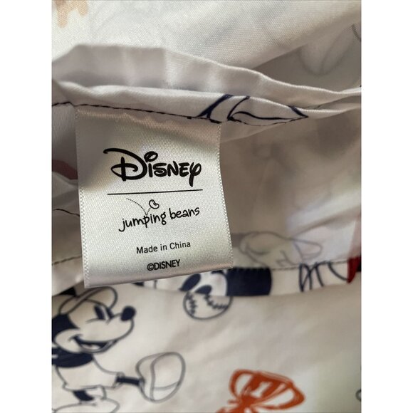 Disney Mickey Mouse Sports Twin Flat Sheet & Pillowcase Set - Picture 12 of 12